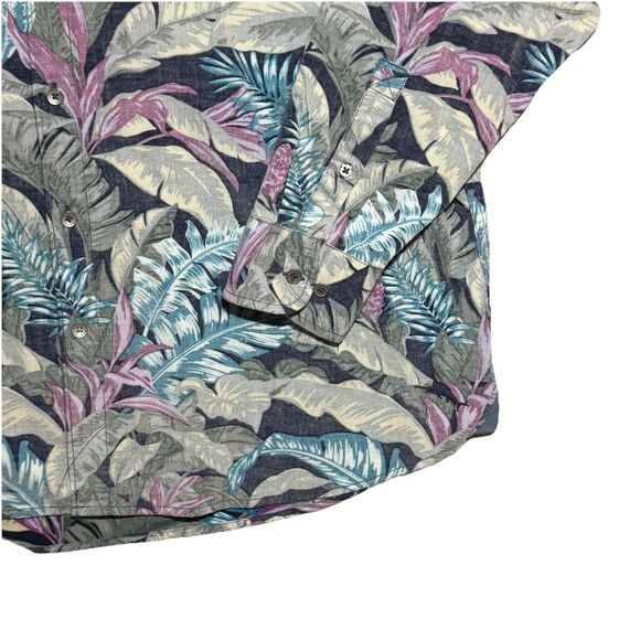 Tommy Bahama Men's Coastline Cord Lush Vines Leaf Print Corduroy Button Down XXL - Picture 5 of 16